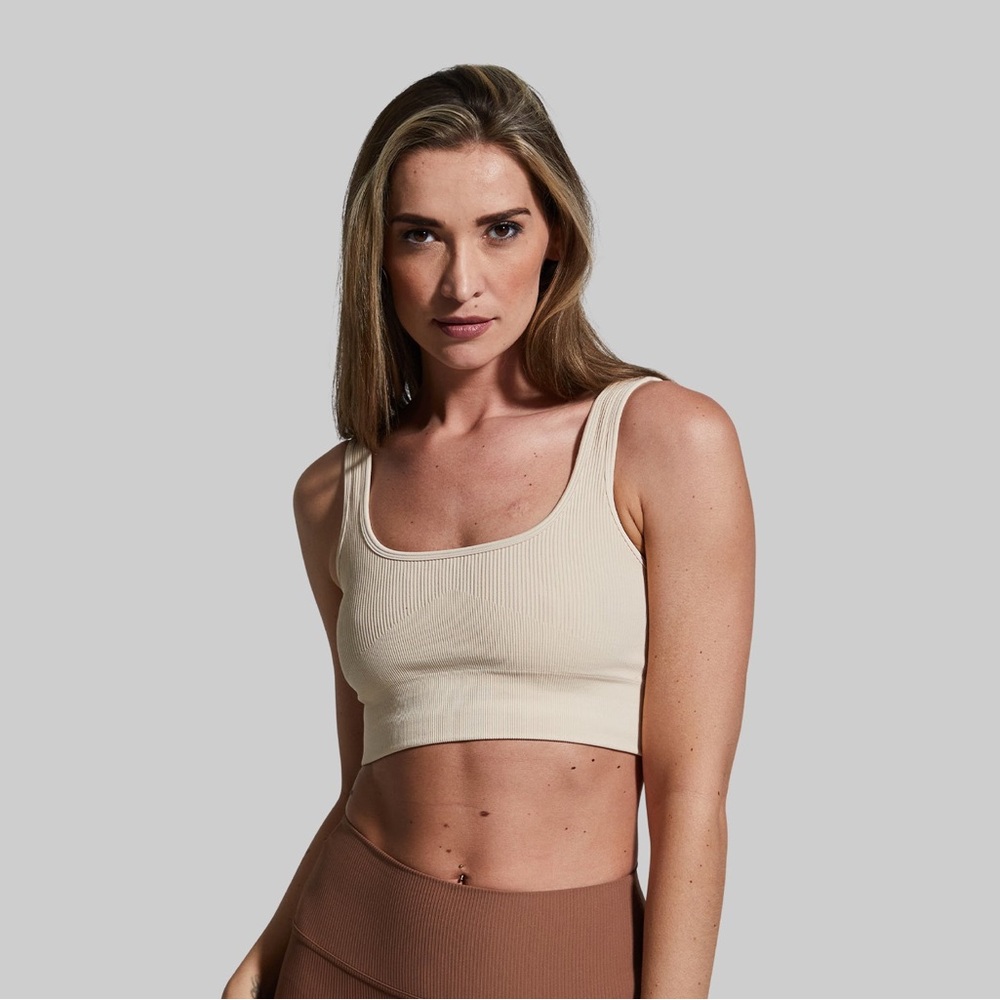 Born Primitive Studio Sports Bra (Creme)